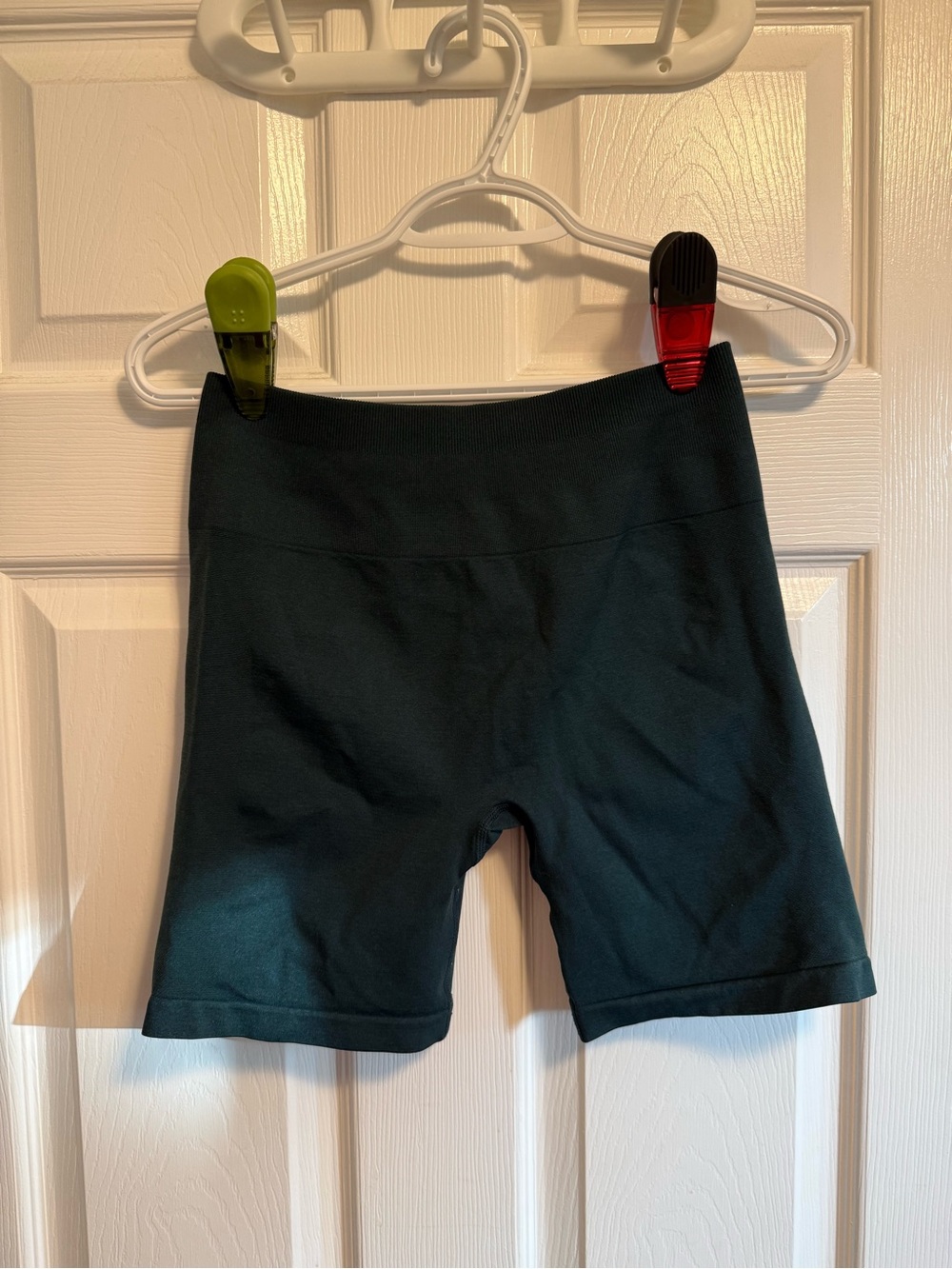 Aurola Women’s No Front Seam High-Waist Gym Shorts